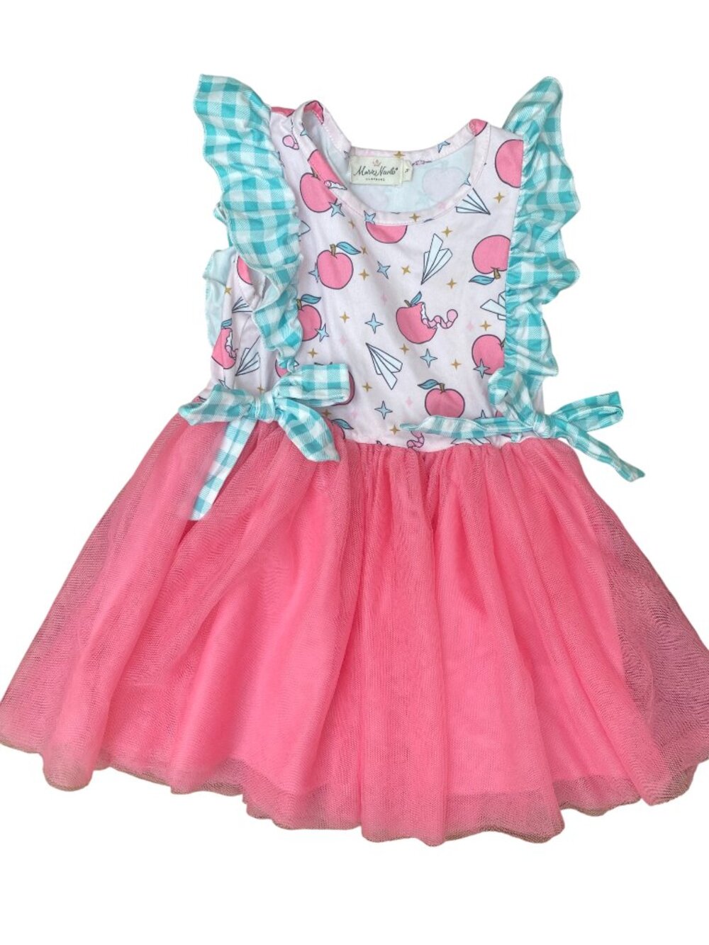 Marie Nicole School Theme Dress w/Tutu Size Medium (3 Year Old Equivalent)